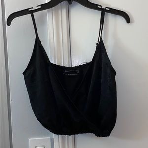 Black crop top